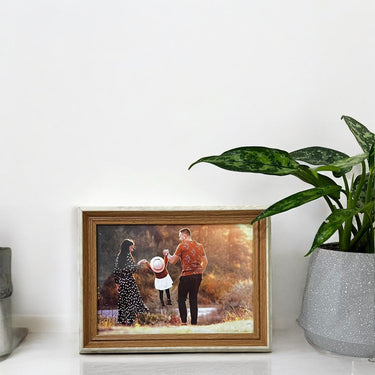 Personalised Wood Family Photo Frame 18x13